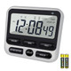 Mlwshr Digital Dual Kitchen Timer With Strong Magnet24Hour Countdown and StopwatchLoud Alarm12/24
