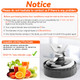 Bkfolium 5 Fins Blender Blade Part For Ninja Blender 3.35In/ Extractor 8.5Cm