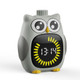 Mayroxe Grey BigEyed Owl Visual Timer For KidsClassroom Timer Time Out TimerUp Grey