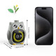 Mayroxe Grey BigEyed Owl Visual Timer For KidsClassroom Timer Time Out TimerUp Grey