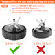 Bkfolium Ss101 Blade For Ninja Blender 4In/ 7 Fins Blender Blade 10Cm