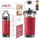 Guanqiao Blending Vessel Accessories Compatible With Ninja Blast Portable Blender Bc151Bk Upgraded 18Oz