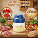 Hekisace Electric Garlic Chopper Mini Portable Veggie Chopper Usb Charging 350Ml Blue