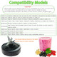 Dmsmisi 7 Fins Ninja Blender Blade Ninja Blender Parts Compatible