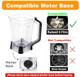 Nezpare Xl Large Blender Pitcher With Top Lid And 6Blade Assembly 72Oz