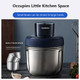 Joydeem Jd376B Electric Food ProcessorMeat Grinder With Garlic PeelerVegetable Fruit Chopper With Stainless Steel