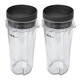 Joymixman Parts Two Pack 16Ounce .)Single Serve Cup With Lid Fit 16 Oz