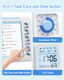 Oij Visual Timer For Kids With Planning Board 3In1 Visual Schedule For