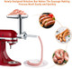 Hbledot 100% Stainless Steel Meat Grinder For Kitchenaid Mixer Dishwasher Safe With Stainless Steel