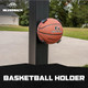 Silverback Basketball Holder Compatible With Men's Women's Youth Basketballs Soccer Balls Volleyballs
