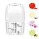 Kowsep Electric Garlic Chopper Mini Garlic Mincer Food Chopper Portable Small Food 1.4 Cup