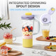 Tiyrgq Travel Tumbler For Ninja Blendboss Blender Cup With Leakproof Lid 26Oz