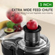 Airon Juicer Machine Centrifugal Juicer Extractor With 3 Speed and Wide Mouth 500W