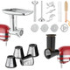 Akiosk Meat Grinder and Slicer Shredder Attachments For Kitchenaid Stand Mixer Meat