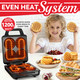 Sugarwhisk 2 In 1 Mini Waffle Maker With Removable Plates Panini Press 4 Inch