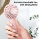 Handheld Fan Dual Motors Powerful Fan 3 Speeds Personal Small Desk Fan Lightweight Makeup Usb Rechargeable Fan For Indoor Outdoor