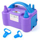 Nulink Balloon Pump Electric Portable Dual Nozzle Air Pump For Balloons Blower 110V Purple