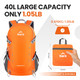 Venture Pal Lightweight Packable Travel Hiking Backpack Daypack 40L