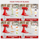 Guanqiao Meat Grinder and Cheese Grater Attachment For Kitchenaid Stand Mixer With 21Pcs