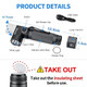 Cosmoing 1300 Lumens Rechargeable Magnetic Flashlight 6 Modes Led 90 Degree Flashlight
