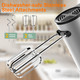Nariik Electric Hand Mixer Kitchen Handheld Mixer Turbo Boost/SelfControl Speed + 5 Stainless Steel