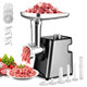 Yaofafa Electric Meat Grinder Motor With Sausage Stuffer and Meatballs Making Food 350W Stainless Steel