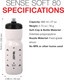 Zefal Unisex Sense Soft 80 Water Bottle Black Uk 800Ml Black