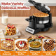 Cnydltt Double Waffle Maker 1400W Black