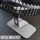 Slenpet 6 Inch Usb Desk Fan, Adjustable Tilt, 4 Speeds, UltraQuiet, 90Rotation, Portable, Metal Base, Silver