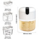 Pogeair 100+250+ White Cordless Mini Food ChopperSmall Food Processor For GarlicNutMeat 350Ml 3 Pcs