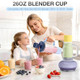 Tiyrgq Travel Tumbler For Ninja Blendboss Blender Cup With Sip and 26Oz