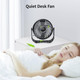 Smartdevil Usb Desk Fan, 3 Speeds Portable Mini Desktop Fan, 360° Adjustment Small Personal Table Fan For Home Office Car Outdoor