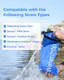 Waterdrop Gravity Water Bag For Camping Travel Backpacking Hiking And Emergency Compatible 1.5 Gal