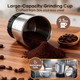Spacefrog Coffee Bean Grinder Electric With Adjustable Coarse To Fine Smart Digital Stainless Steel