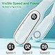 Portable Bladeless Neck Fan Bp521,4 Speeds Cool Wind,Slope Airflow,Visible Digital Display,Size Adjustable,Long Lasting Quick