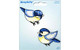 Wrights IronOn AppliquesBlue Birds 13/4X21/4 2/Pkg Blue
