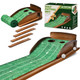 Partage Putting Green Indoor Extra Large and Wide Golf Putting Mats Practice 9.8Ft Green
