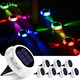 Solpex Solar Deck Lights Outdoor 8 Pack, Solar Halloween Lights, Solar Dock Lights Waterproof Led Lights For Steps, Garden, Groun Solpex Solar Deck Lights Outdoor 8 Pack, Solar Halloween Lights, Solar Dock Lights Waterproof Led Lights For Steps, Garden, Groun