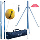 Park and Sun Sports Portable Outdoor Tetherball Set With Carrying Bag And Accessories (3Piece TriPod
