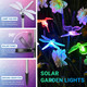 Solpex Solar Garden Lights, 6 Pack Solar Butterfly Lights Christmas Outdoor Decorations, MultiColor Changing Led Solar Light Stak