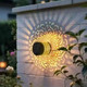 Diydeg Solar Fence Lights Wall Lights Plastic Solar Powered Deck Step Stair