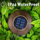 Solpex Solar Pathway Lights Outdoor,6 Pack Solar Garden Lights, Bronze Finshed, Waterproof Solar Walkway Lights Outdoor Lawn