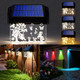 Komilift Solar Fence Lights 2 Pack White