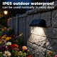 Komilift Solar Fence Lights 2 Pack White