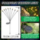Yakii Solar Garden Lights Outdoor Waterproof 32Led Firefly Swaying LightUpgraded Outdoor Decor 4 Packs 4 Pack