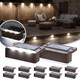 Solpex Solar Step Lights 12 Pack, Solar Outdoor Lights For Fence,Ip65 Waterproof Solar Powered Outdoor Led Lights For Deck Porch