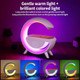 Pxujoqecg Table Lamp With Bluetooth Speaker G Bedside Light With Wireless Charger 15W