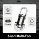 Uniqus Rechargeable Keychain Flashlights1200 Lumens Edc Mini Flashlights'portable Rechargeable Bright Keychain Flashlight'compatible 2Pcs