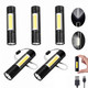 Darlur Mini Small Pocket Led Flashlight'usb Rechargeable High Lumens Bright Powerful Edc 5Pack