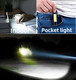 Darlur Mini Small Pocket Led Flashlight'usb Rechargeable High Lumens Bright Powerful Edc 5Pack